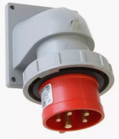 Вилка встраиваемая угловая 32А 400V 3P+N+E IP67