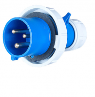 Вилка кабельная 32А 230V 1P+N+E IP67