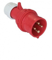 Вилка кабельная 32А 400V 3P+E IP44