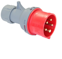 Вилка кабельная 32А 400V 3P+N+E IP44