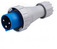 Вилка кабельная 63А 230V 1P+N+E IP67