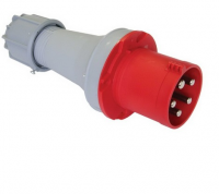 Вилка кабельная 63А 400V 3P+E IP44