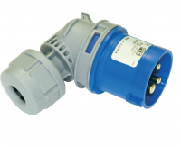 Вилка кабельная угловая 16А 230V 1P+N+E IP44