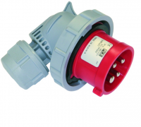 Вилка кабельная угловая 16А 400V 3P+E IP67